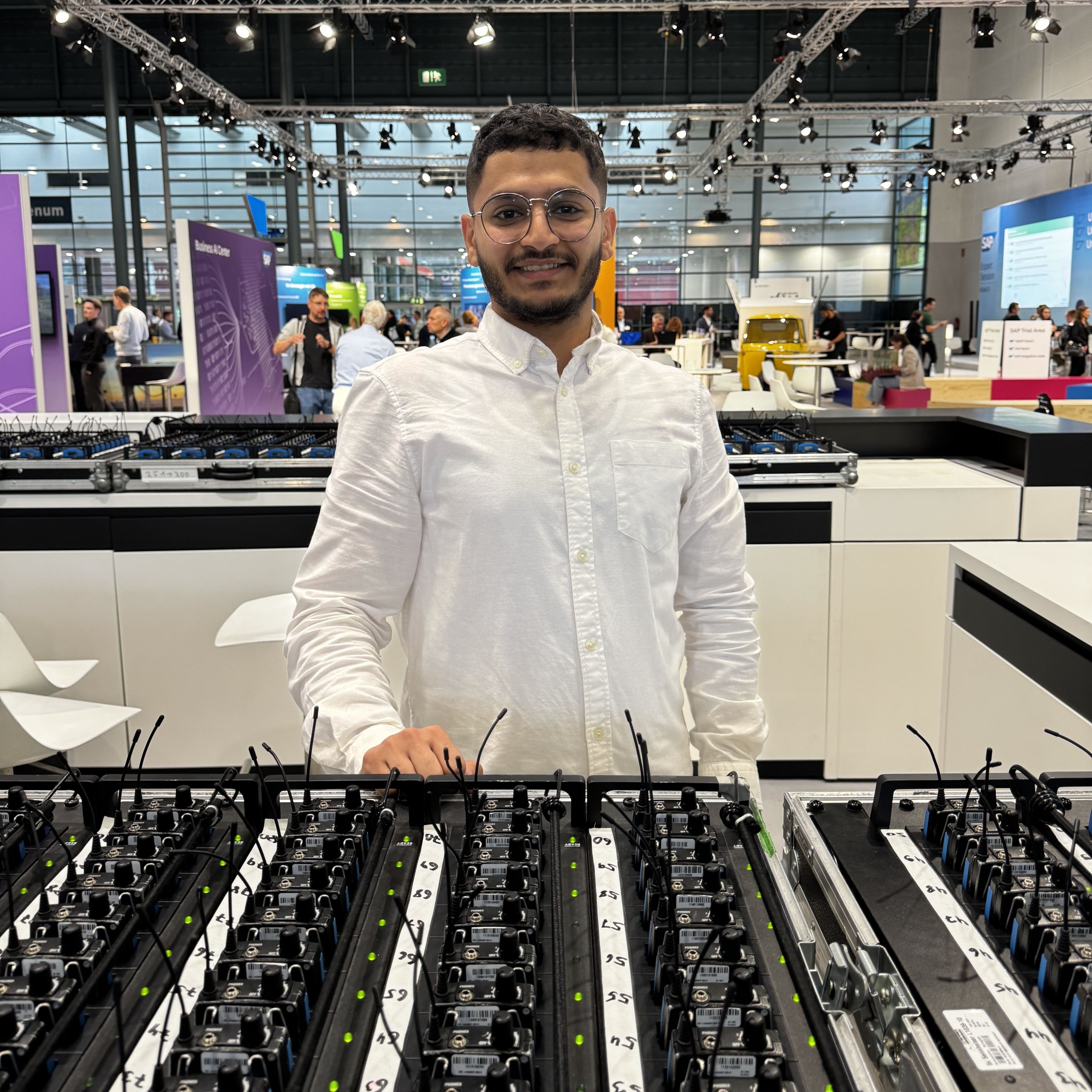 Mitarbeiter im Einsatz