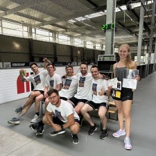 Bianka bei der Arbeit