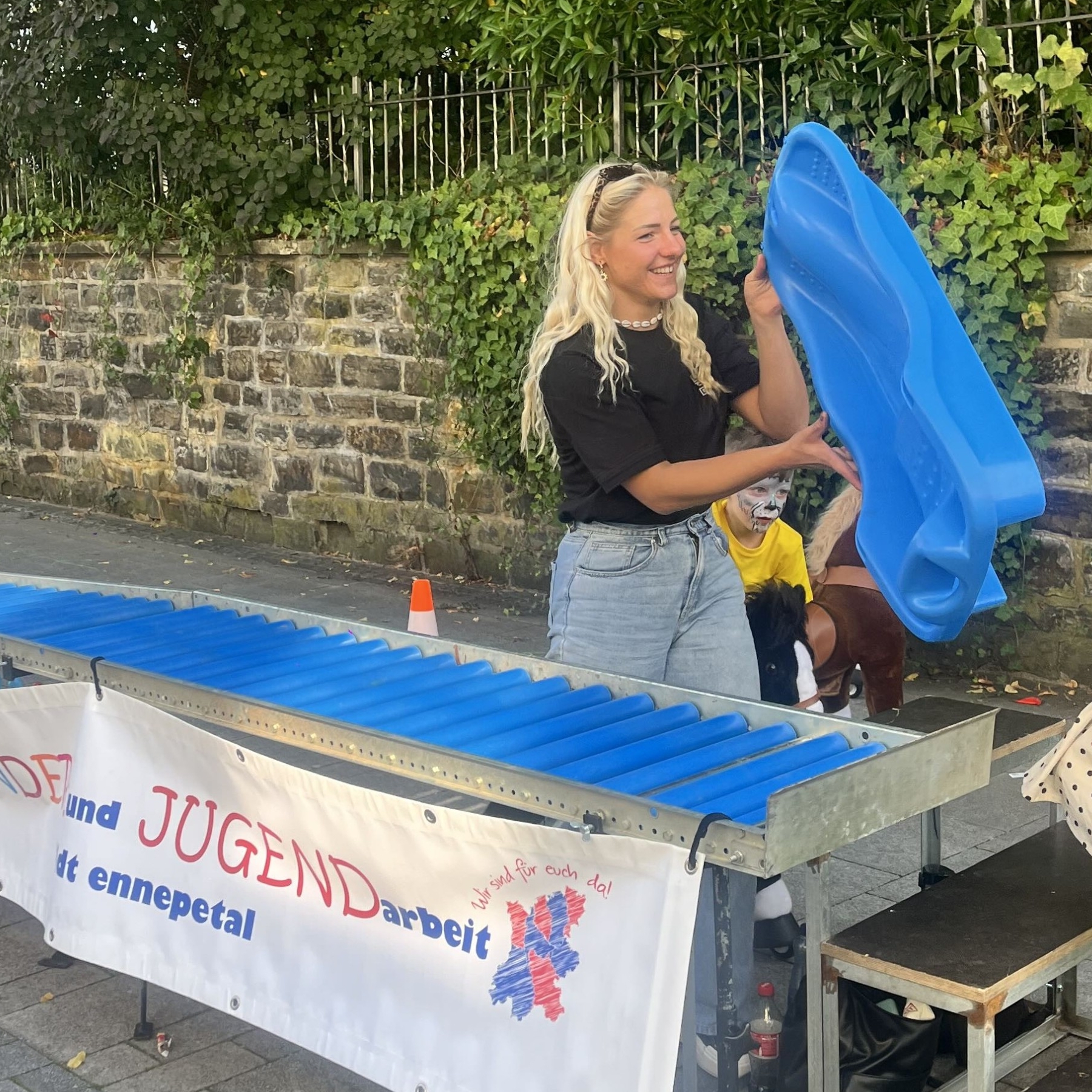 Mitarbeiter im Einsatz