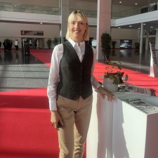 Leandra bei der Arbeit