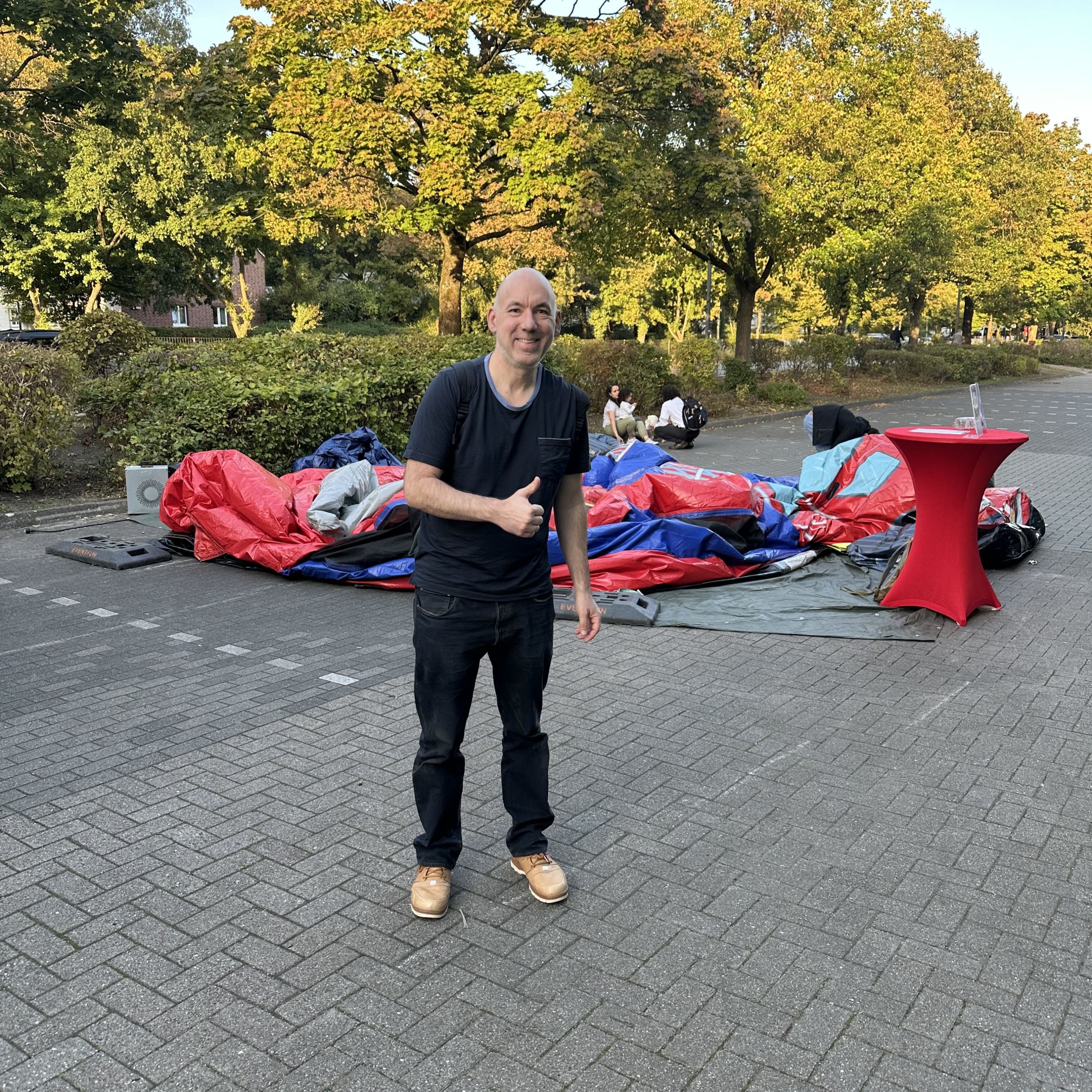 Mitarbeiter im Einsatz