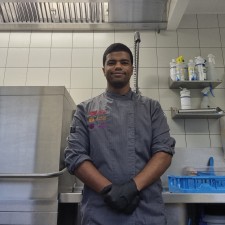 Houssem bei der Arbeit