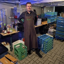 Karsten bei der Arbeit
