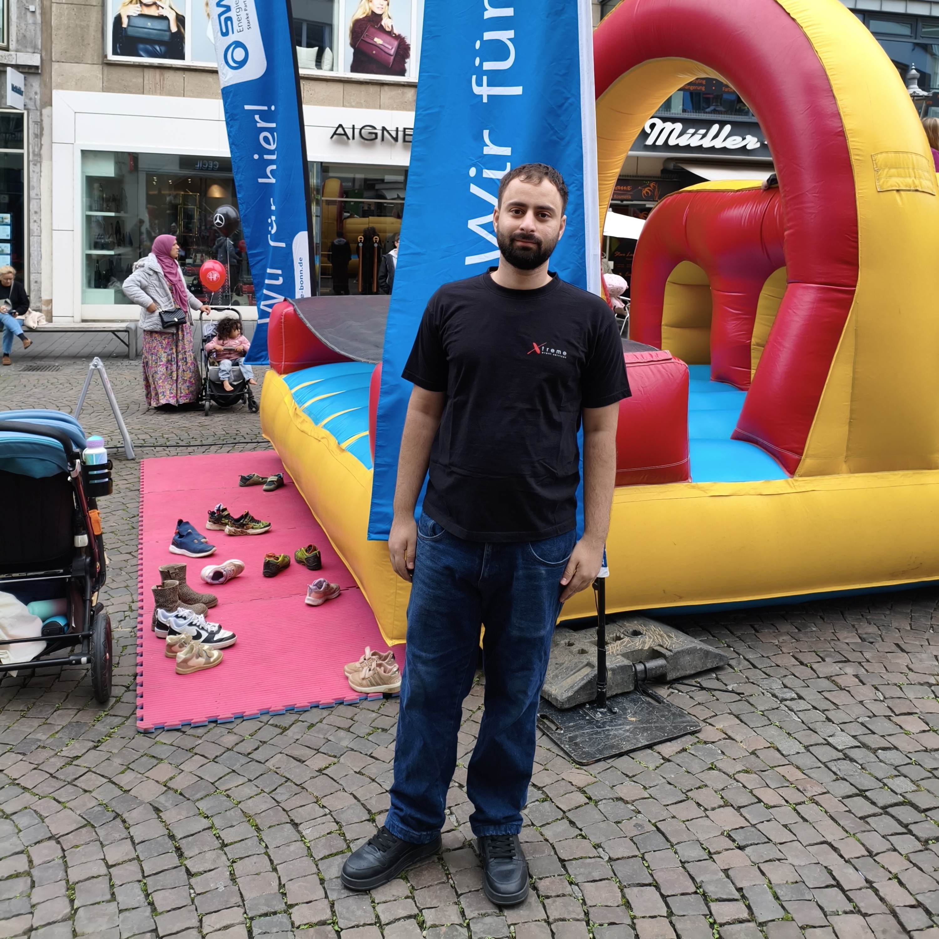 Mitarbeiter im Einsatz