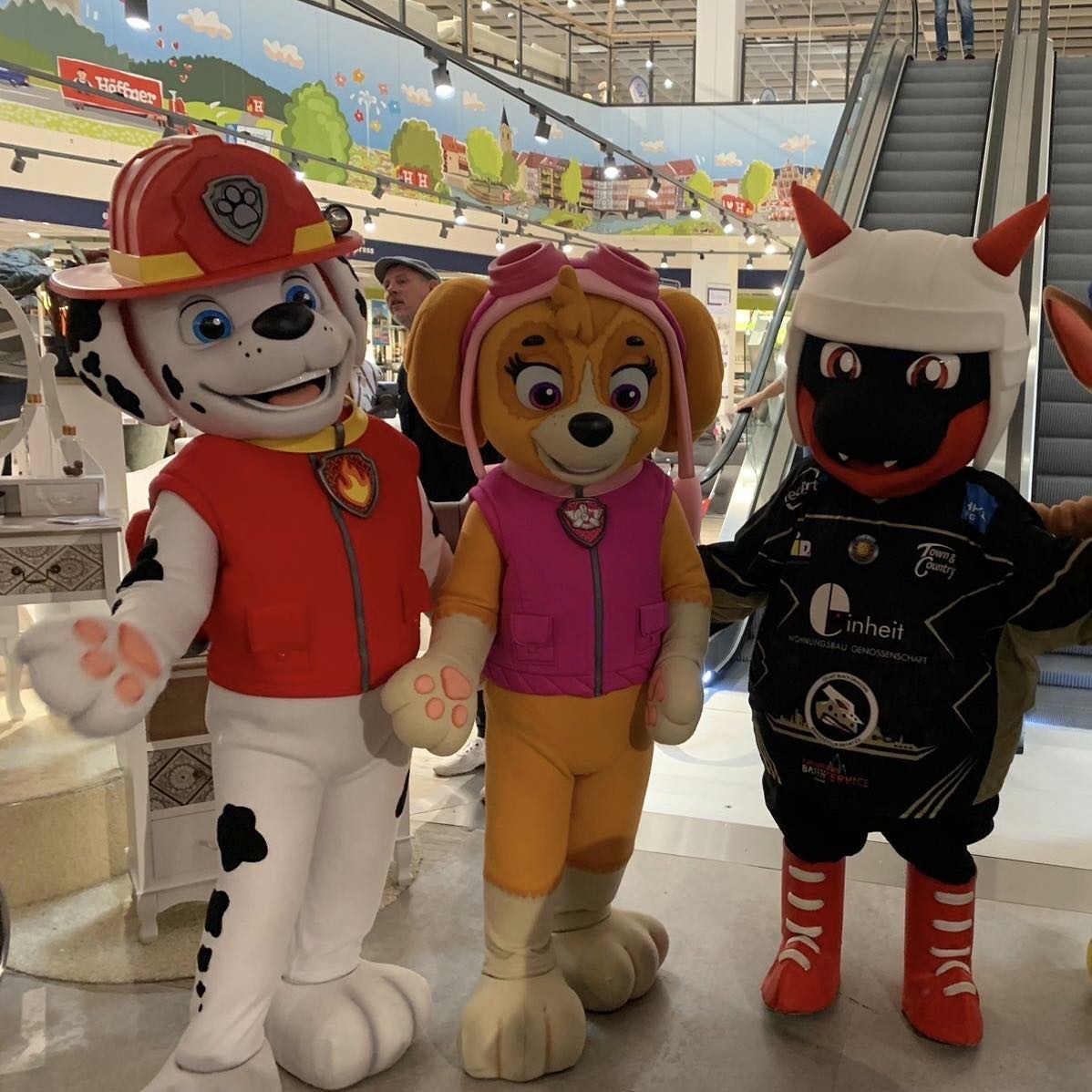 Mitarbeiter im Einsatz