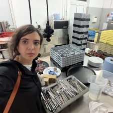 Carla Amelei bei der Arbeit