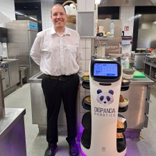 Fabian bei der Arbeit