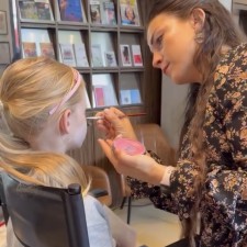 Katharina bei der Arbeit