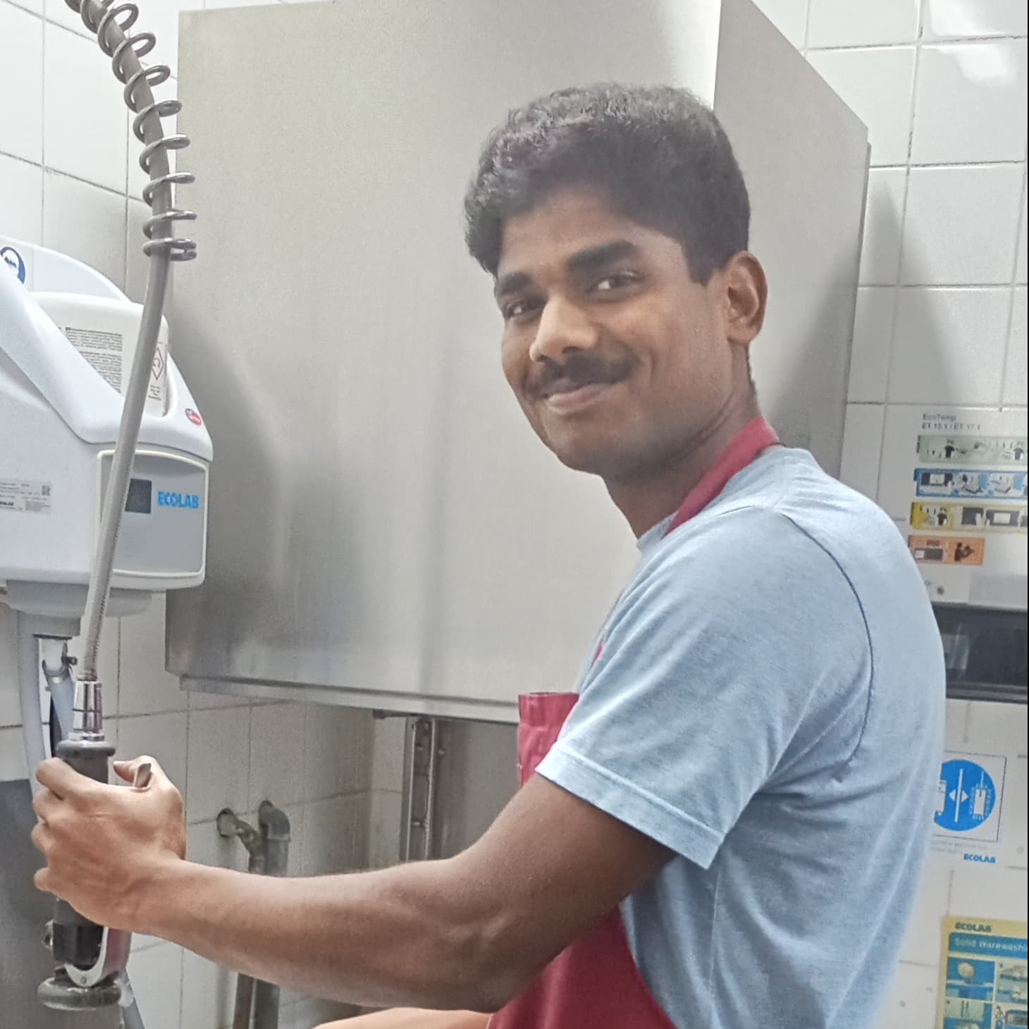 Mitarbeiter im Einsatz