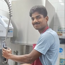 Sathiyaseelan bei der Arbeit