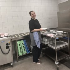 Diana bei der Arbeit