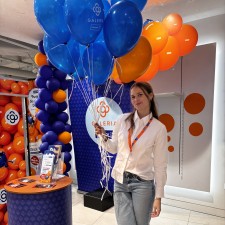 Sophia bei der Arbeit