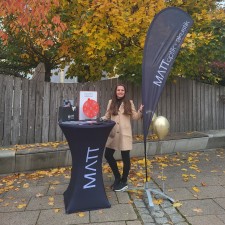 Vanessa bei der Arbeit