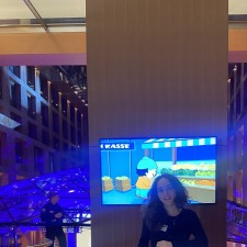 Helena Kristin bei der Arbeit