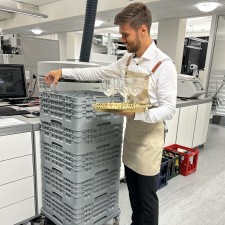 Marvin bei der Arbeit