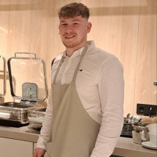 Sebastian bei der Arbeit