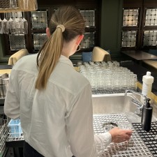 Paula bei der Arbeit