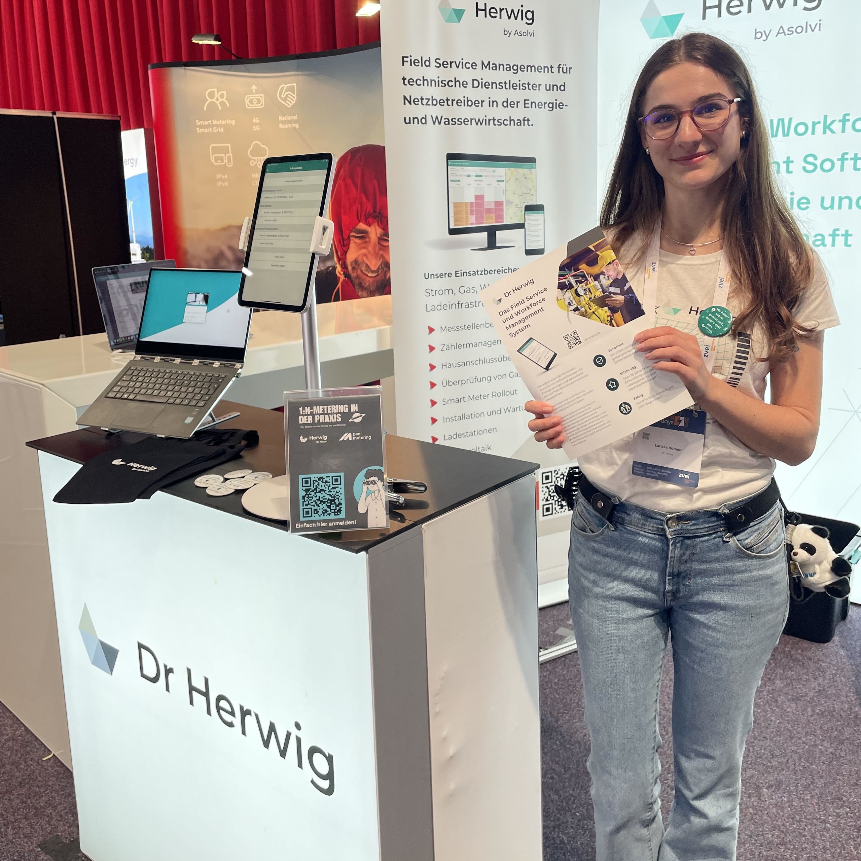 Mitarbeiter im Einsatz