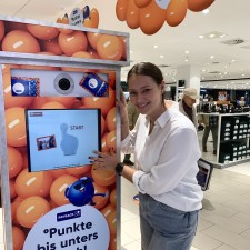 Vivien bei der Arbeit