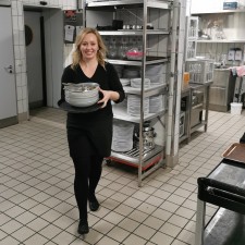 Miriam bei der Arbeit