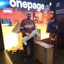 Fabian bei der Arbeit