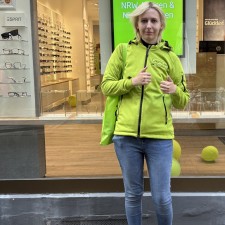 Mirja bei der Arbeit