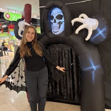 Majka Maria bei der Arbeit