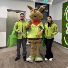 Fabian bei der Arbeit