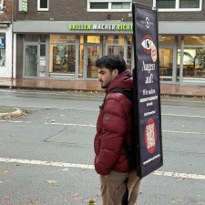 Yusuf Emre bei der Arbeit