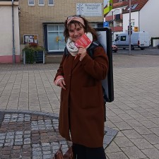 Martina bei der Arbeit