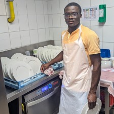 Sispence De Dieu bei der Arbeit