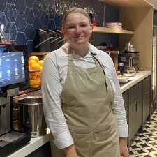 Helen Marlena bei der Arbeit