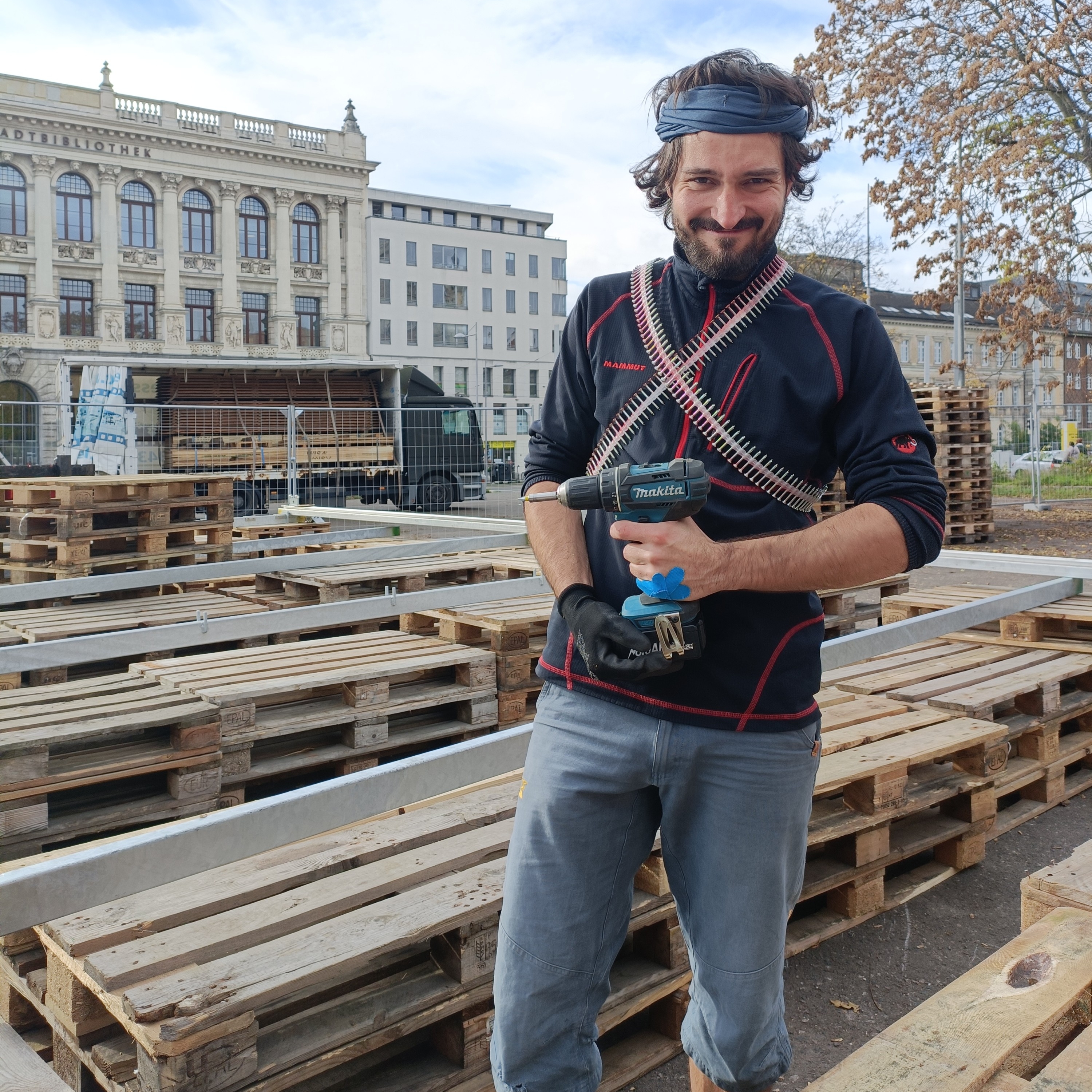 Mitarbeiter im Einsatz