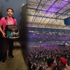 Amirmohammad bei der Arbeit