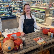 Hanna bei der Arbeit