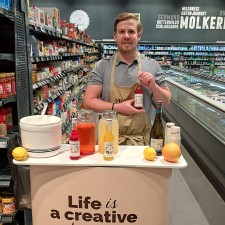 Lukas bei der Arbeit