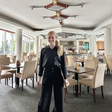 Bianka bei der Arbeit