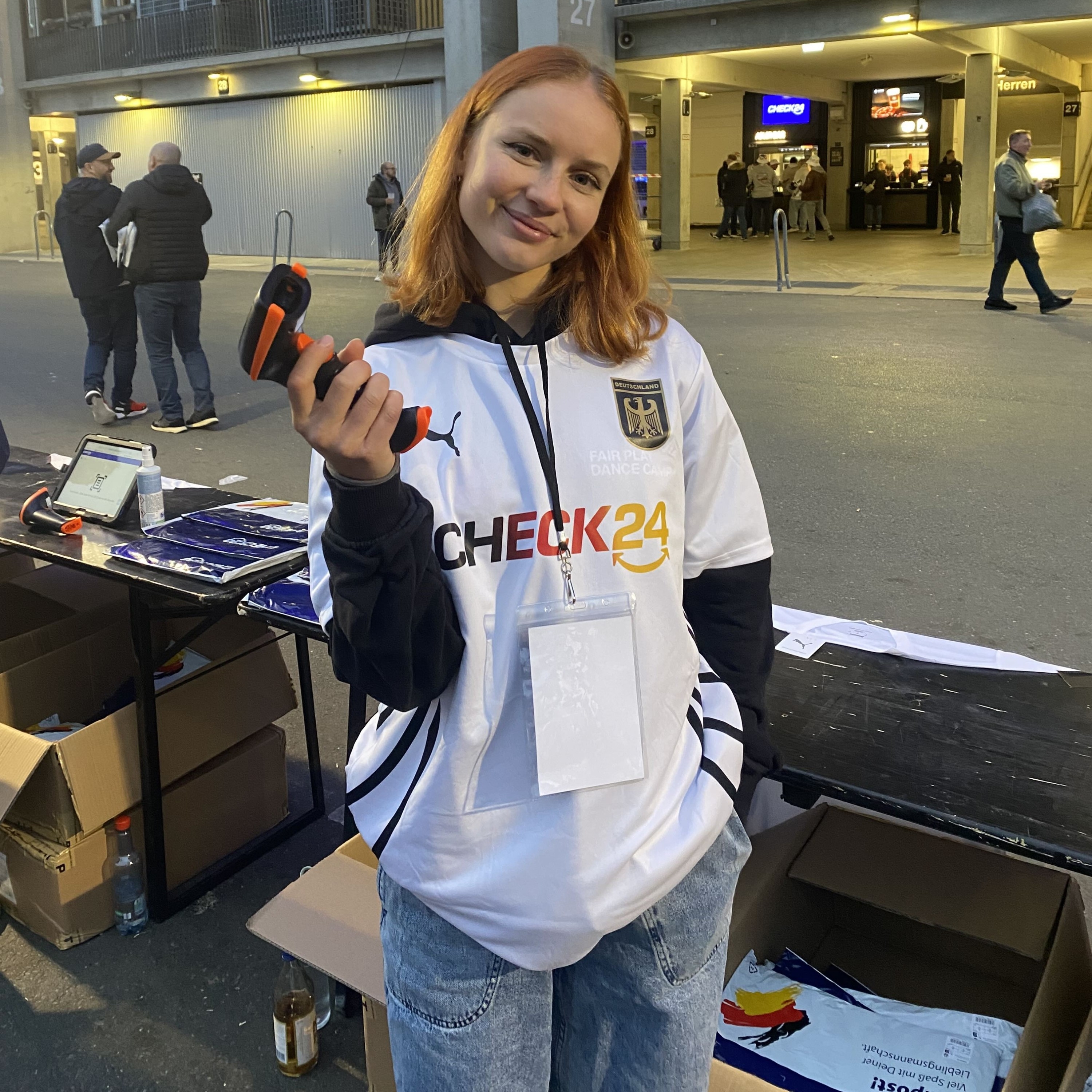 Mitarbeiter im Einsatz