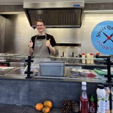 Felix bei der Arbeit