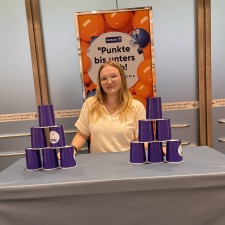 Angelina bei der Arbeit