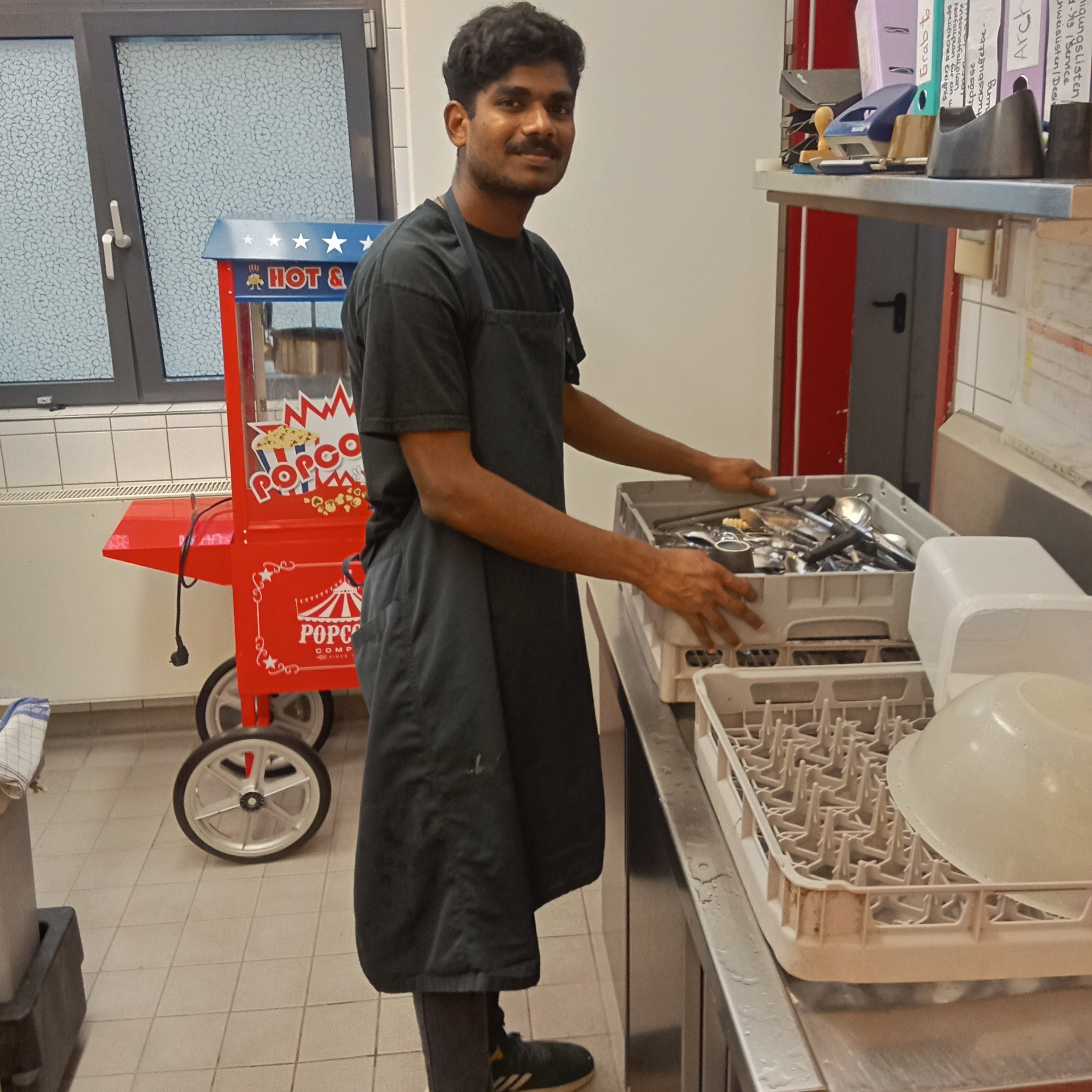 Mitarbeiter im Einsatz