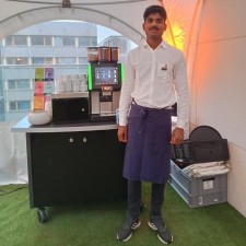 Sathiyaseelan bei der Arbeit