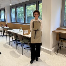 Virginia bei der Arbeit