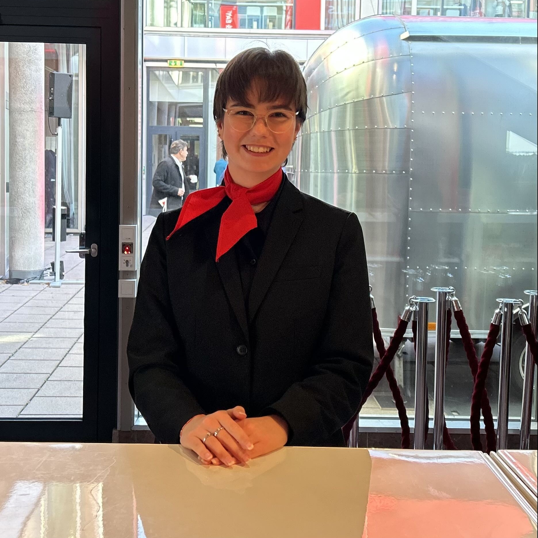 Mitarbeiter im Einsatz