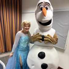 Mirja bei der Arbeit