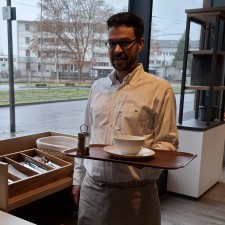 Filippos bei der Arbeit