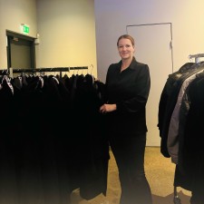 Juliane bei der Arbeit