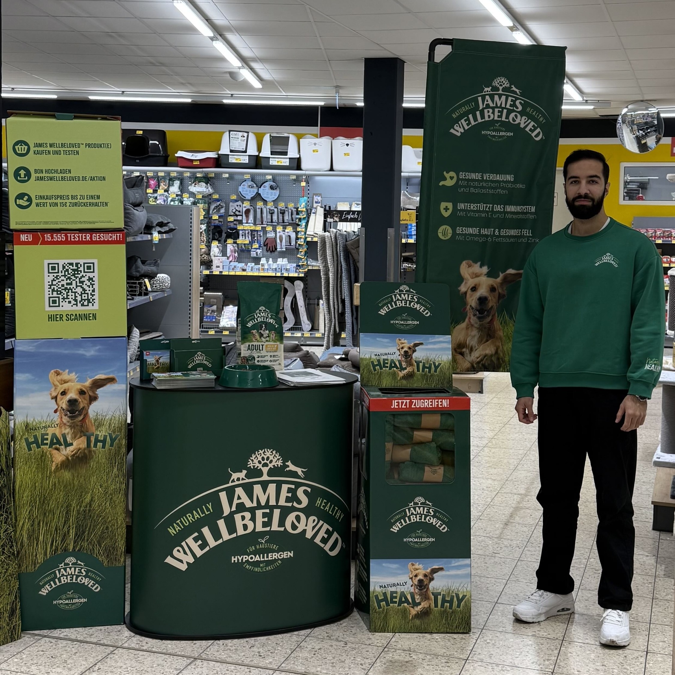 Mitarbeiter im Einsatz