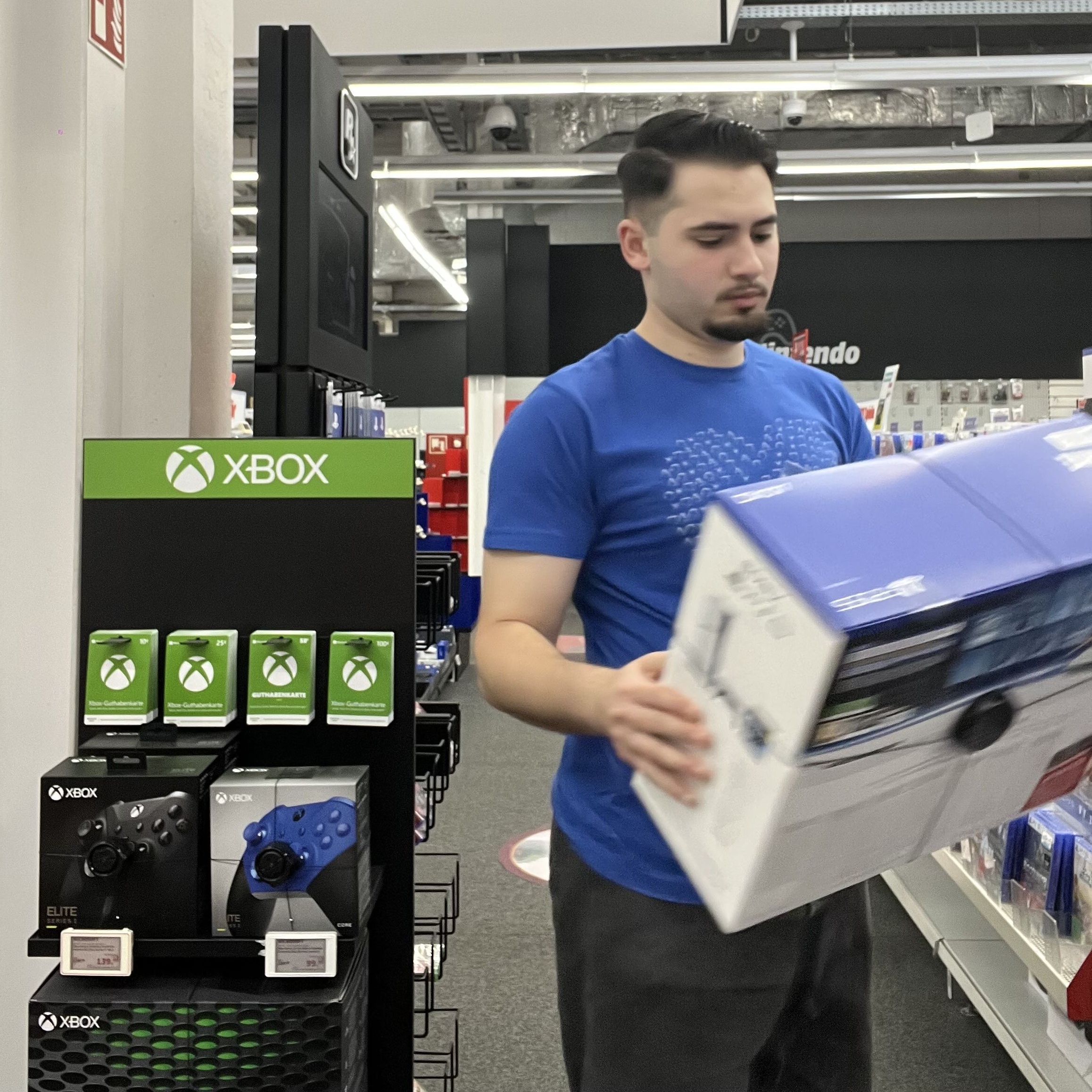 Mitarbeiter im Einsatz