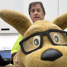 Martin bei der Arbeit